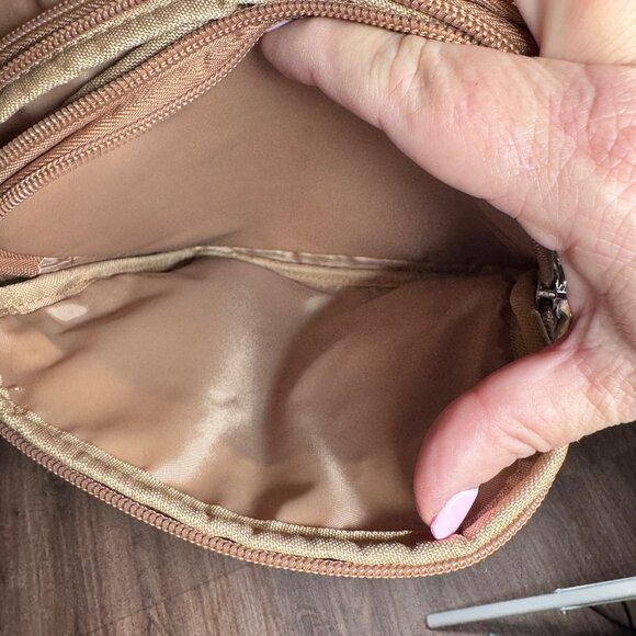 Multisac Floral Crossbody Purse Adjustable Strap Multiple Pockets Faux‎ Leather - Picture 8 of 11